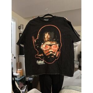 Fallout New Vegas T Shirt Mens Black Vault Boy Graphic Tee